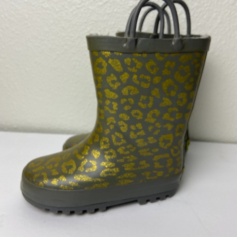 Western Chief Glitter Toddler Girls' Waterproof Rain Snow Boots size 9/10